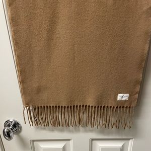 NWOT RAG & BONE Unisex Addison Recycled Wool Scarf - Beige O/S (B312) $180